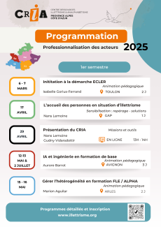 Professionnalisation des acteurs en région 2025