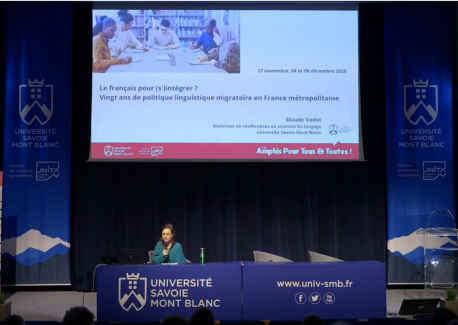 Conférence « Le français pour (s’)intégrer ? 20 ans de politique linguistique migratoire » disponible en replay