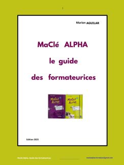 Publication du Guide pour les formateur·ice·s MaClé ALPHA, disponible gratuitement en ligne