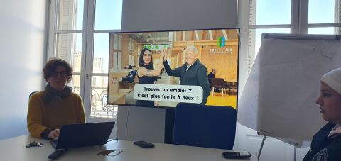 Matinée bénéficiaires PASEO à DUO for a JOB