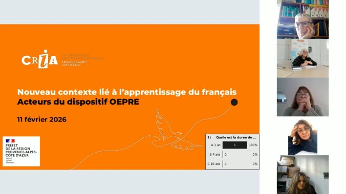 Nouveau contexte de l’apprentissage du français oepre