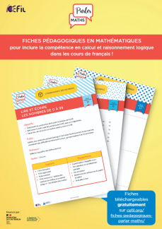 Les fiches pédagogiques « Parler Maths »